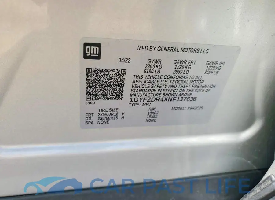 1GYFZDR4XNF137636# 12