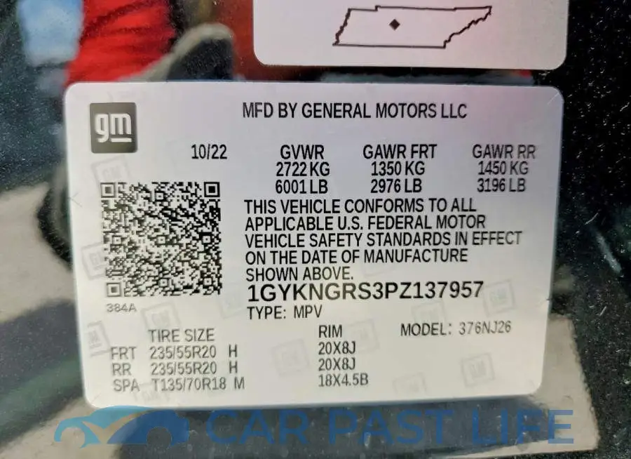 1GYKNGRS3PZ137957# 13