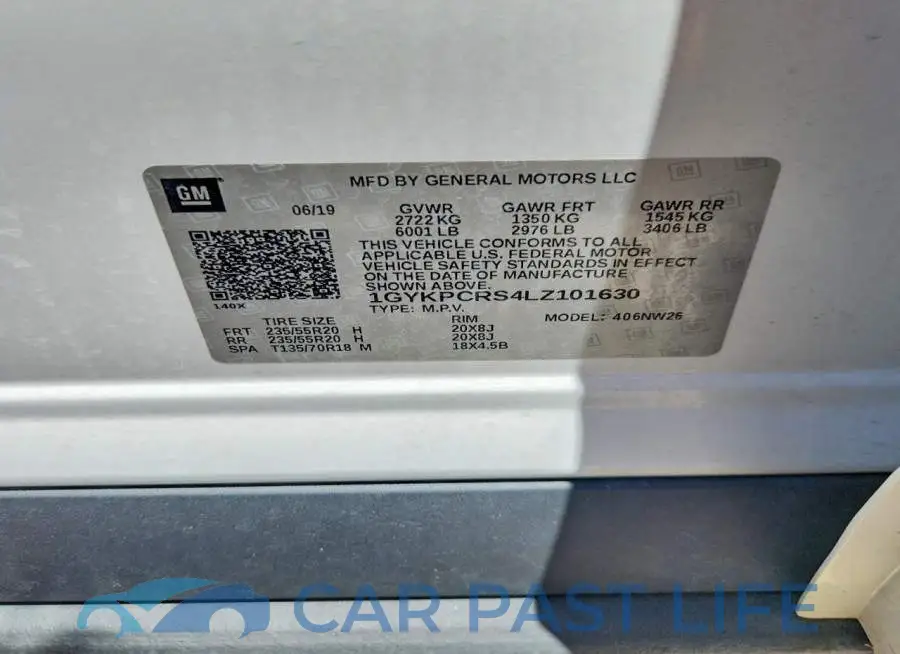 1GYKPCRS4LZ101630# 13