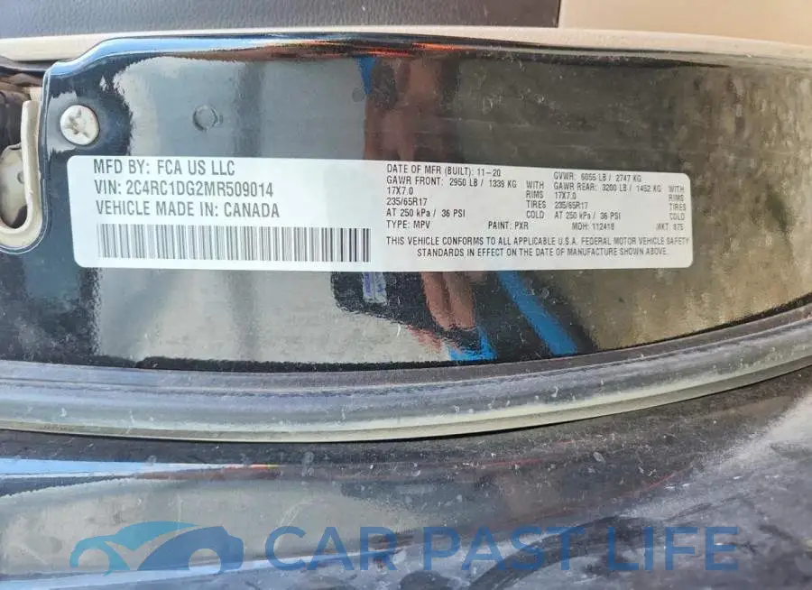 2C4RC1DG2MR509014# 13