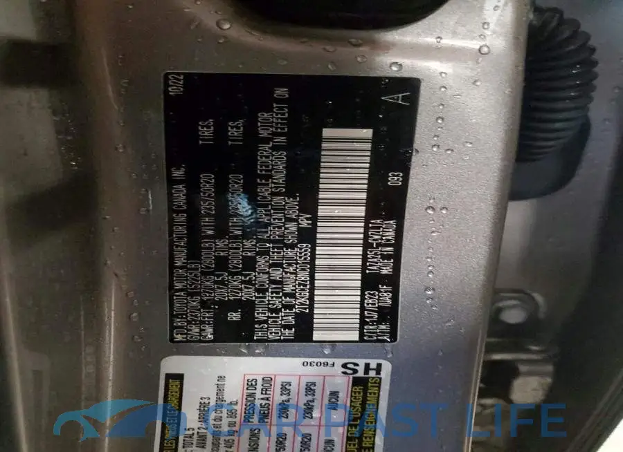 2T2KGCEZ8NC015559# 12