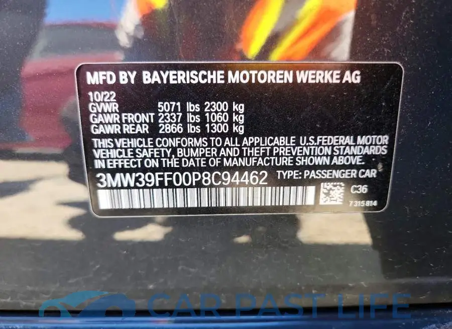3MW39FF00P8C94462# 12