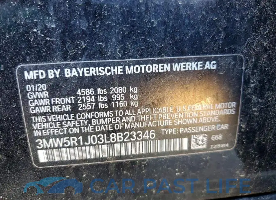 3MW5R1J03L8B23346# 12