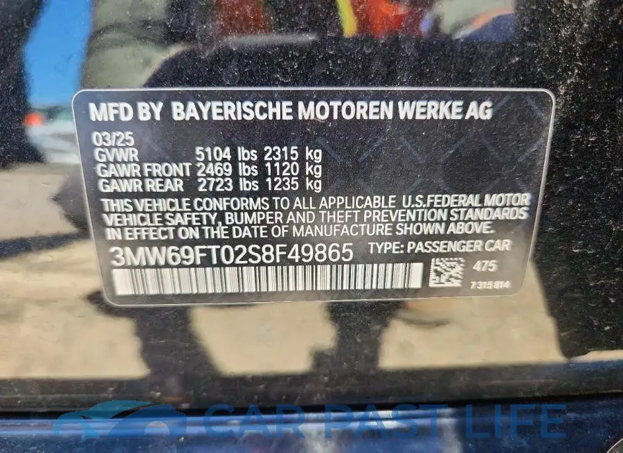 3MW69FT02S8F49865# 12
