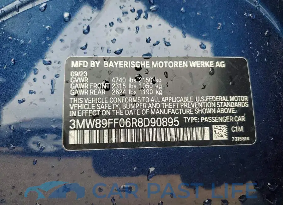 3MW89FF06R8D90895# 12