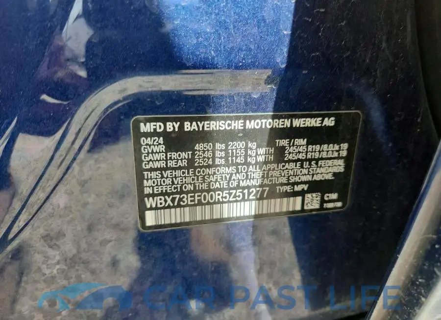 WBX73EF00R5Z51277# 12