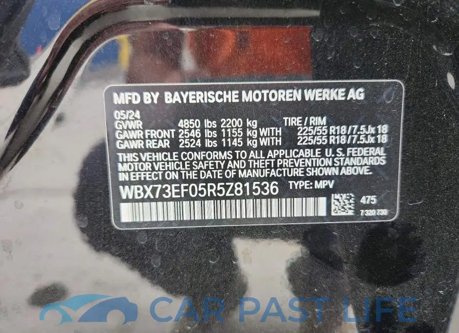 WBX73EF05R5Z81536# 13