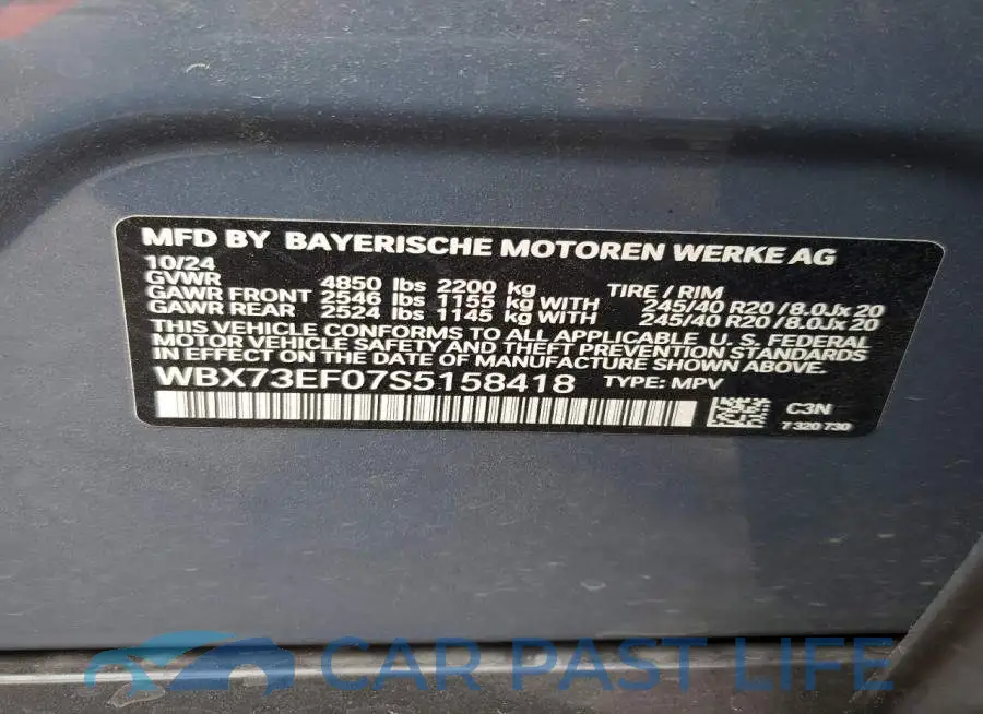 WBX73EF07S5158418# 14