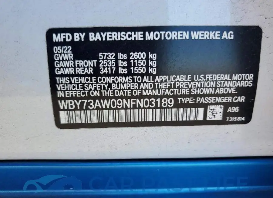 WBY73AW09NFN03189# 13