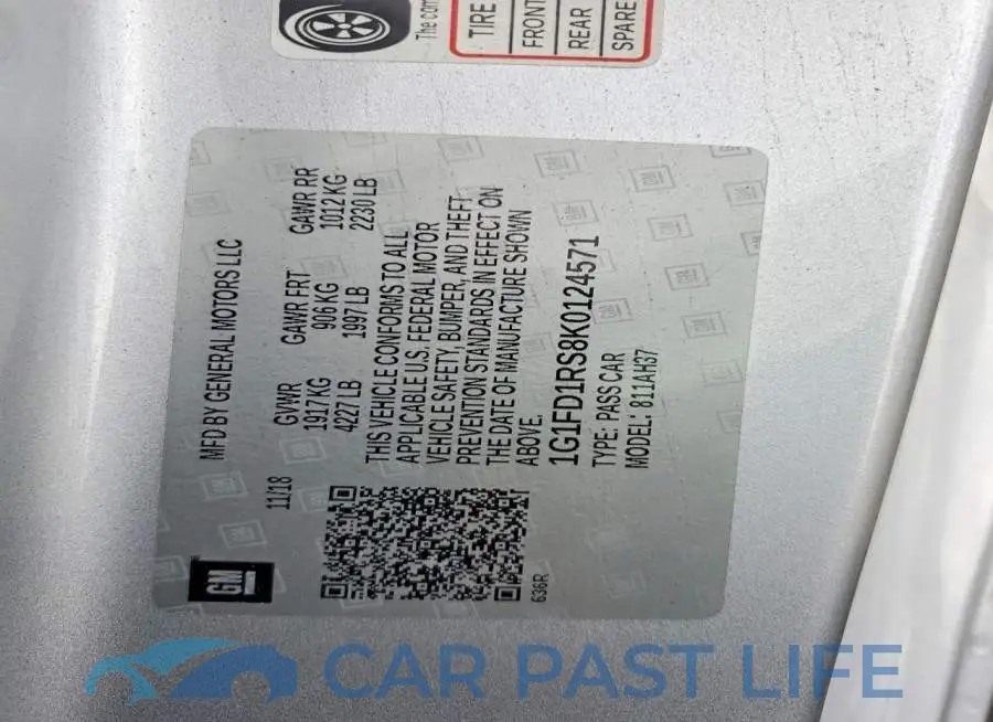 1G1FD1RS8K0124571# 12