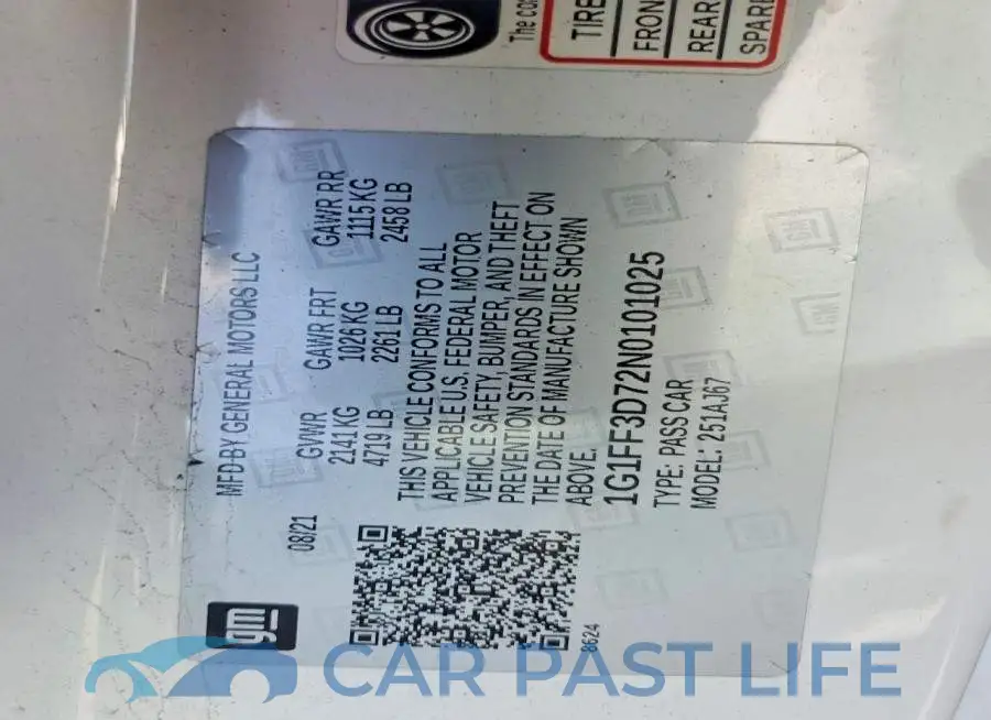 1G1FF3D72N0101025# 12