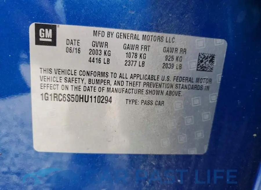 1G1RC6S50HU110294# 12