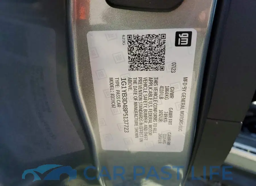 1G1YB3D48P5137723# 12