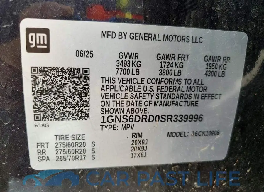 1GNS6DRD0SR339996# 14