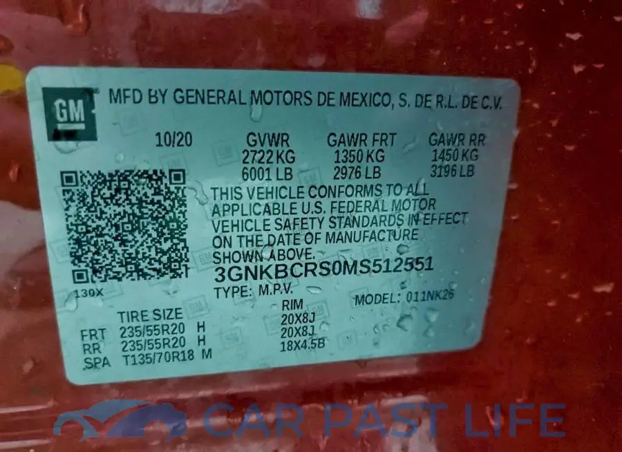 3GNKBCRS0MS512551# 13