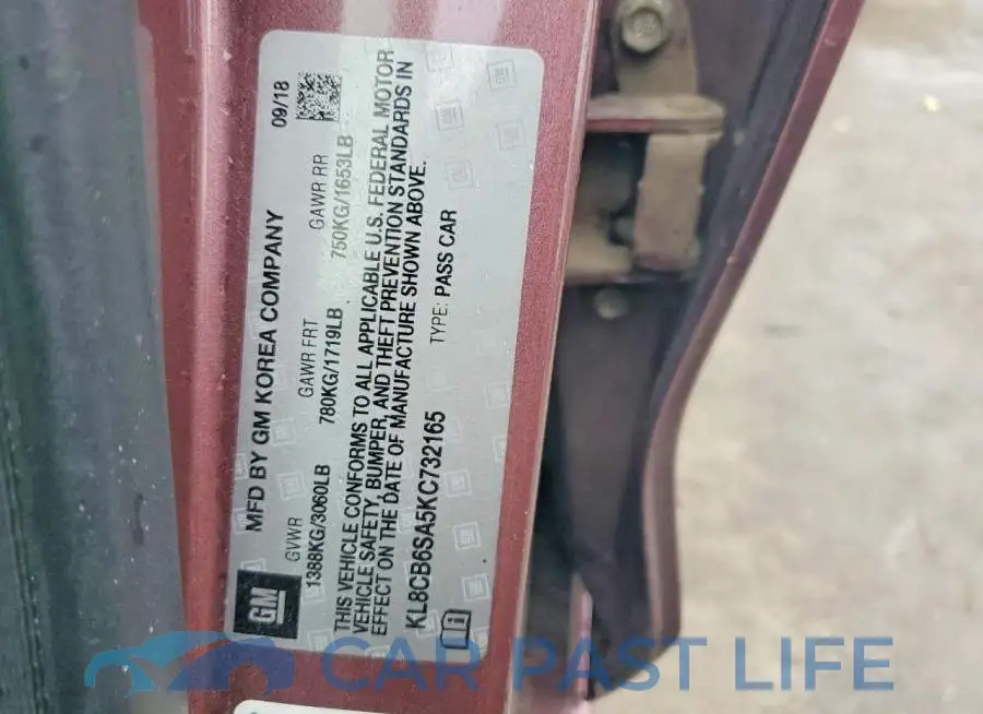 KL8CB6SA5KC732165# 13