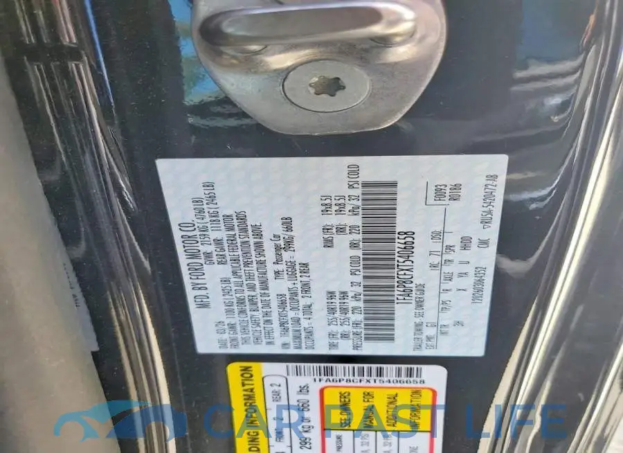 1FA6P8CFXT5406658# 13