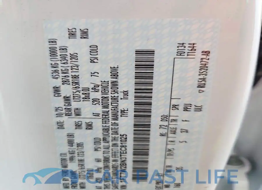 1FT7W2BN3TEC81025# 13