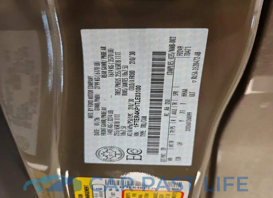 1FTER4KP1TLE03100# 12