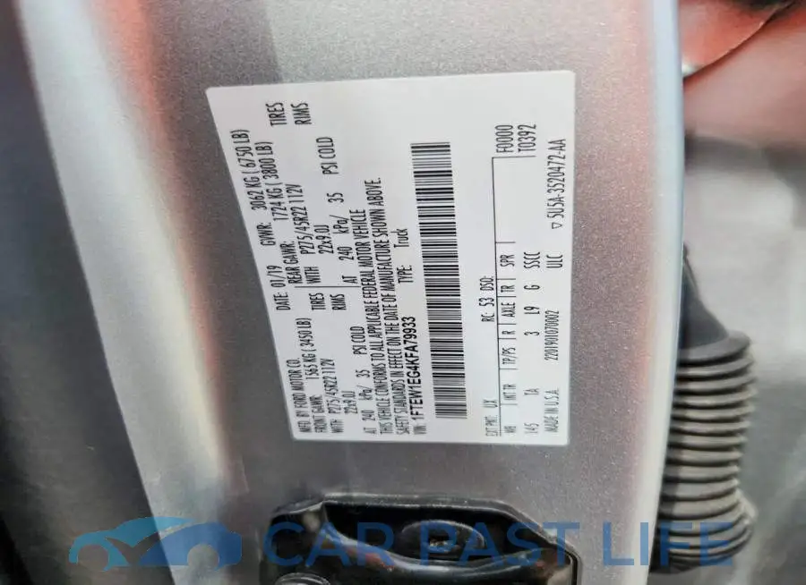 1FTEW1EG4KFA79933# 12