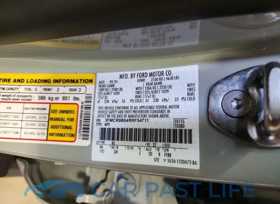 3FMCR9B64RRF54711# 13
