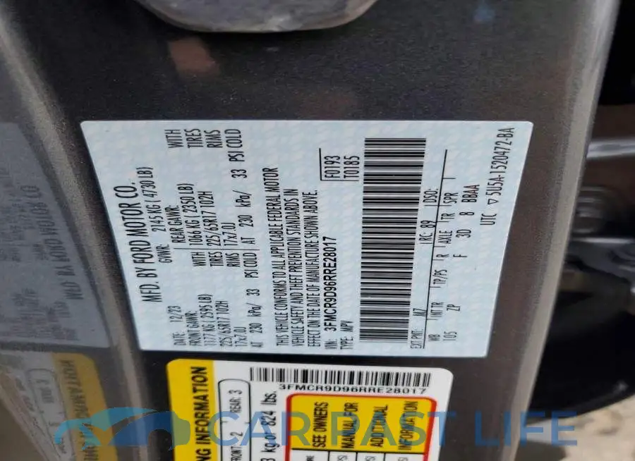 3FMCR9D96RRE28017# 12