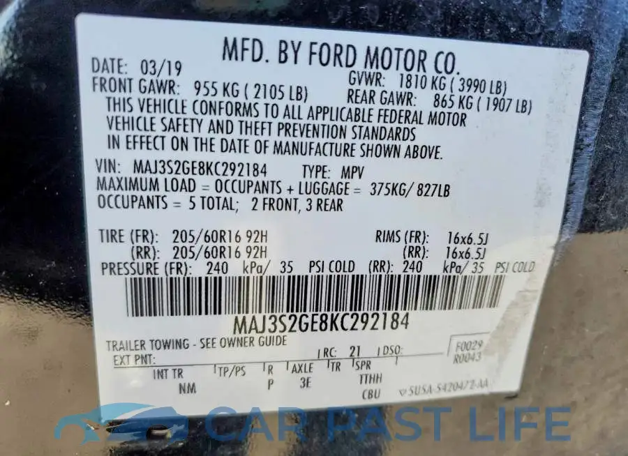 MAJ3S2GE8KC292184# 13