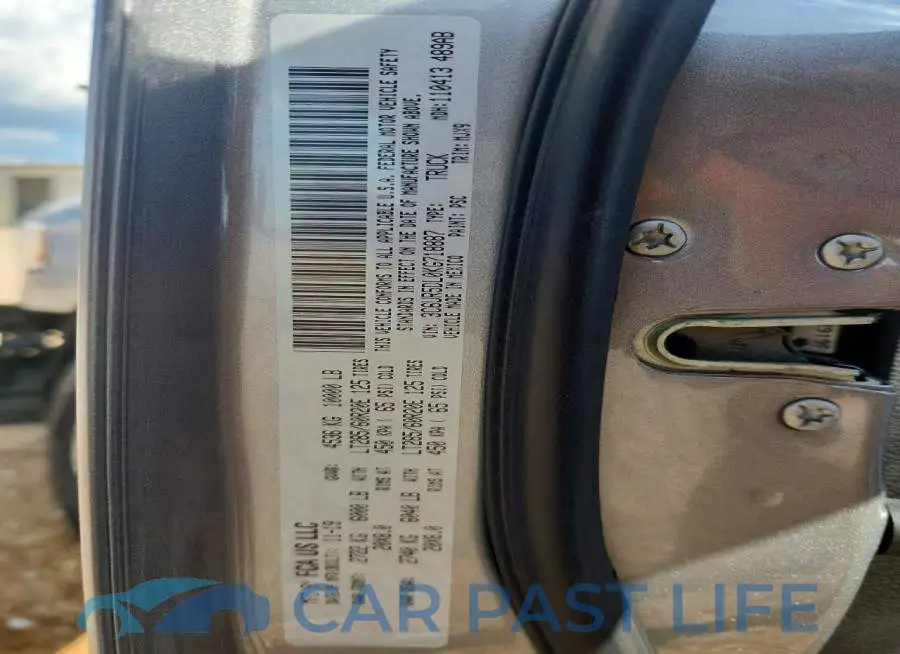 3C6UR5DL0KG718887# 12