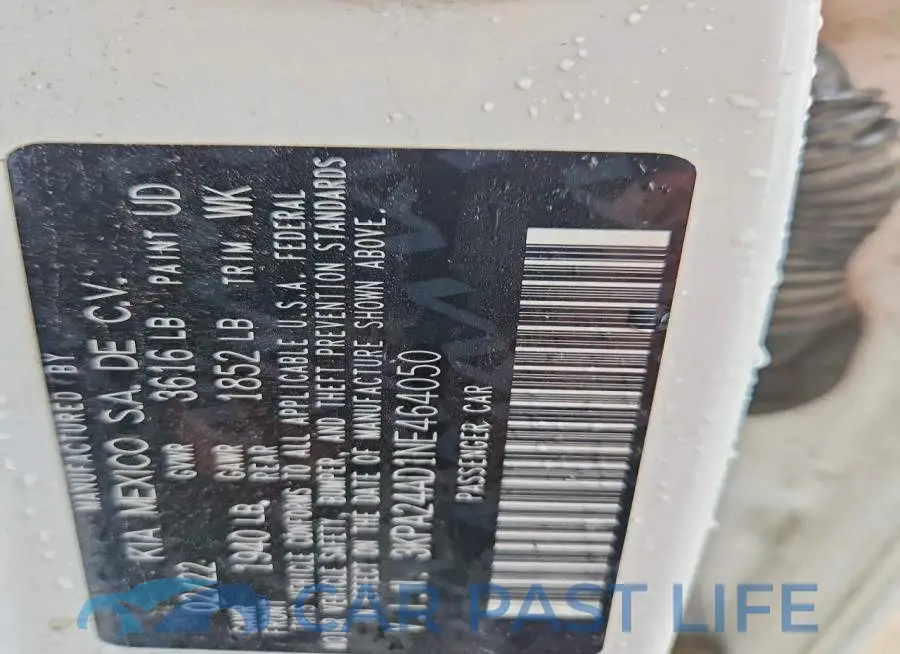 3KPA24AD1NE464050# 13
