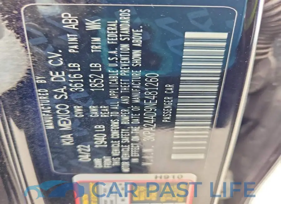 3KPA24AD9NE481260# 12