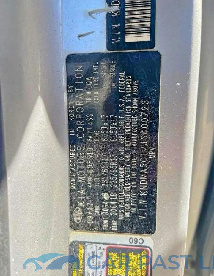 KNDMA5C12J6400723# 10