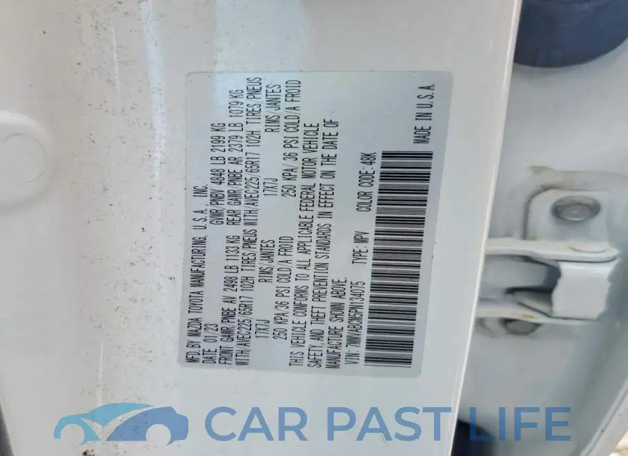 7MMVABCM5PN134075# 13