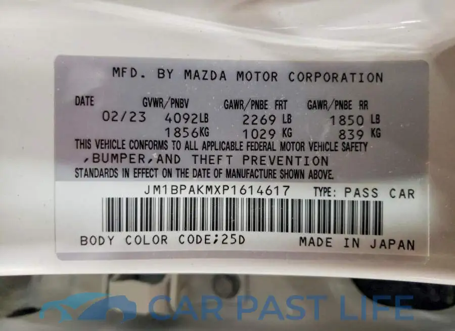JM1BPAKMXP1614617# 12