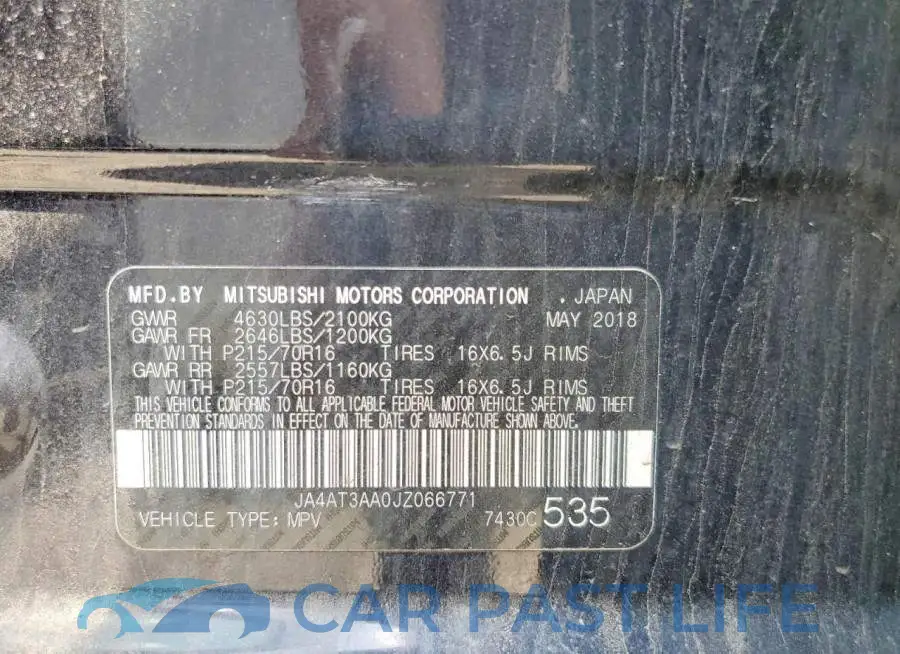 JA4AT3AA0JZ066771# 13