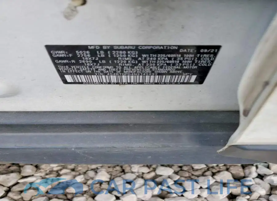 4S4BTGPD4N3145092# 13