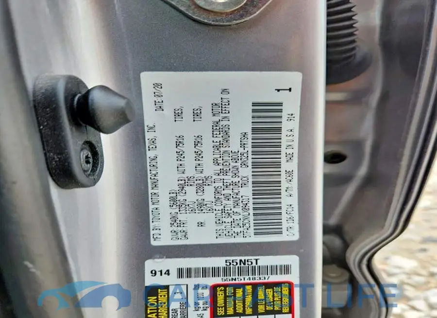 5TFAZ5CNXLX094317# 13