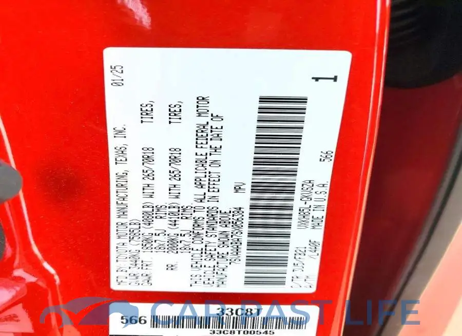 7SVAAABA7SX056384# 13