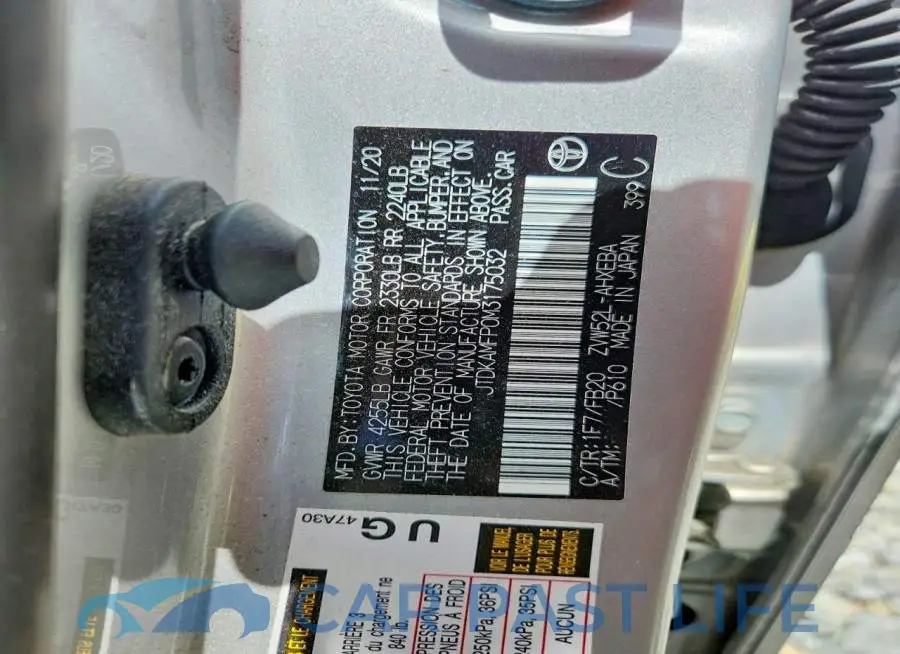 JTDKAMFP0M3175032# 13