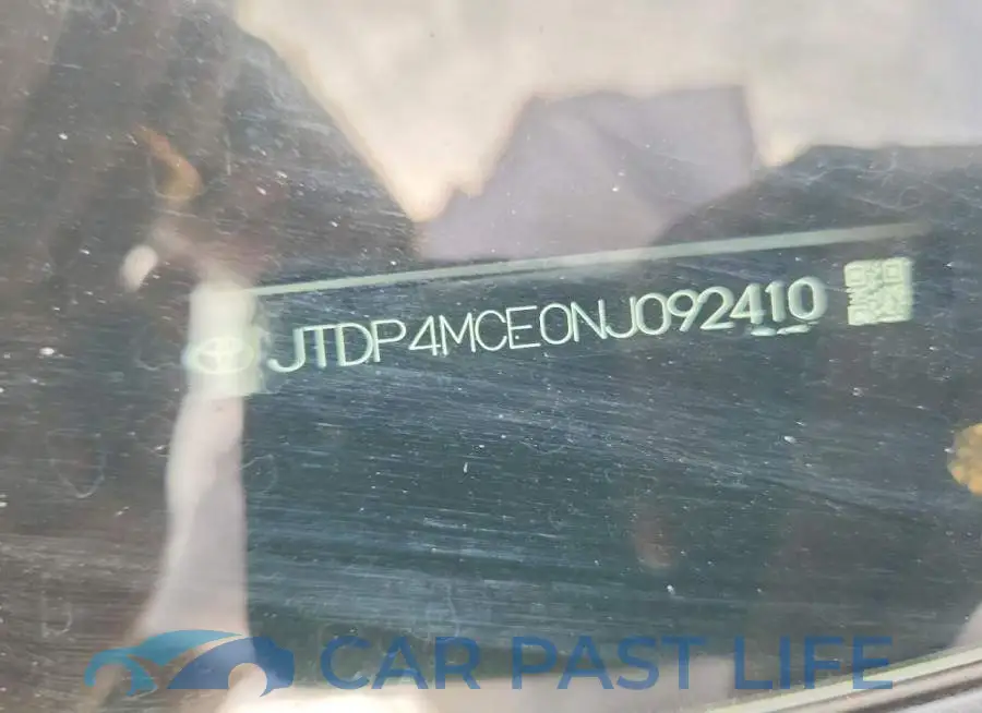 JTDP4MCE0NJ092410# 12
