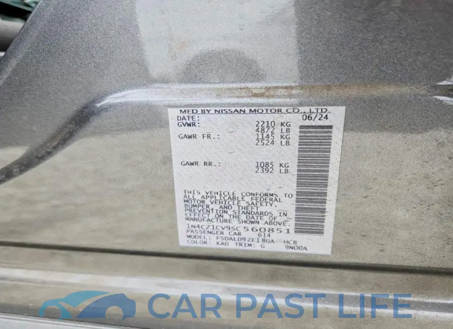 1N4CZ1CV9SC560851# 13