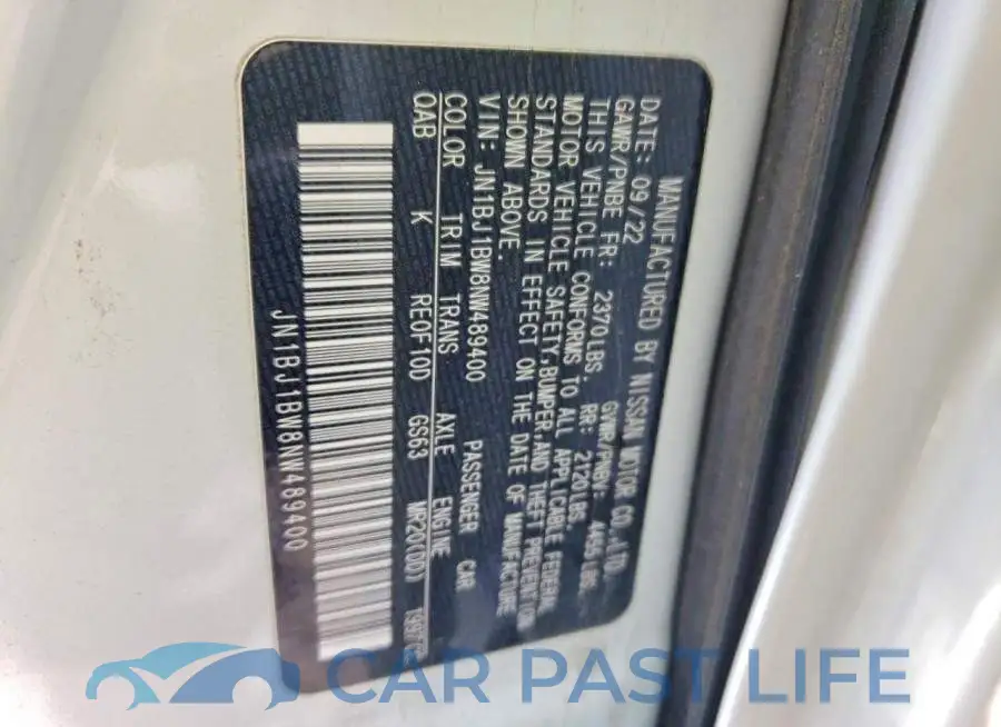 JN1BJ1BW8NW489400# 13