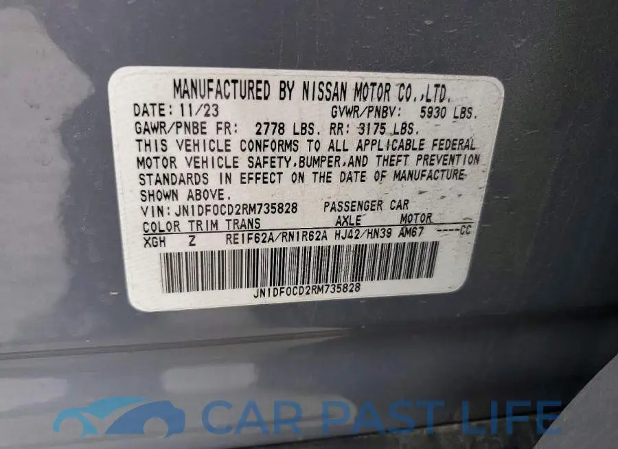 JN1DF0CD2RM735828# 13