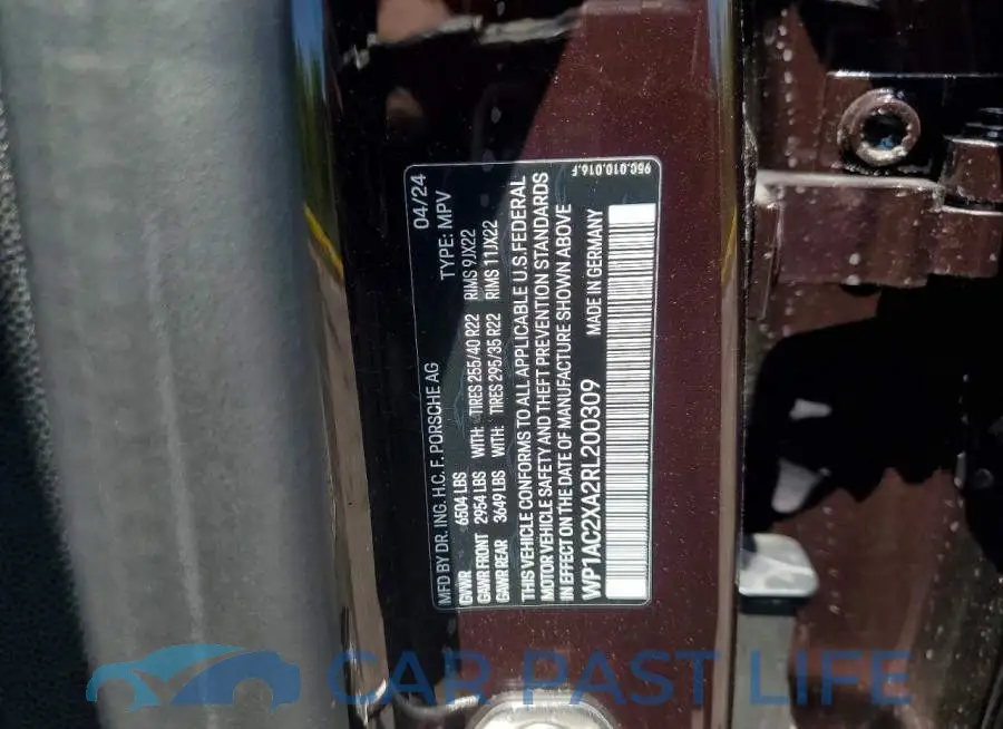 WP1AC2XA2RL200309# 13
