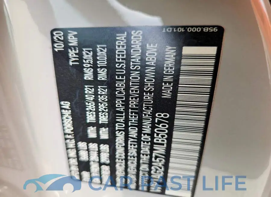 WP1AG2A57MLB50678# 13