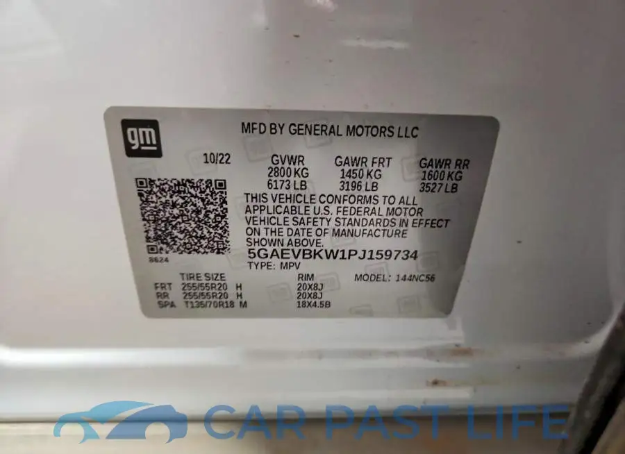 5GAEVBKW1PJ159734# 13