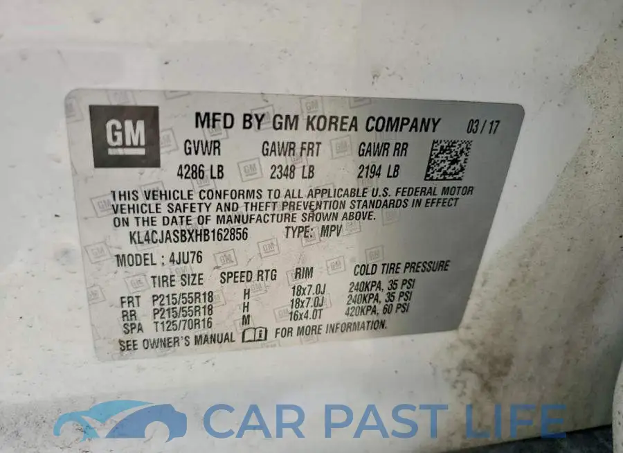 KL4CJASBXHB162856# 13