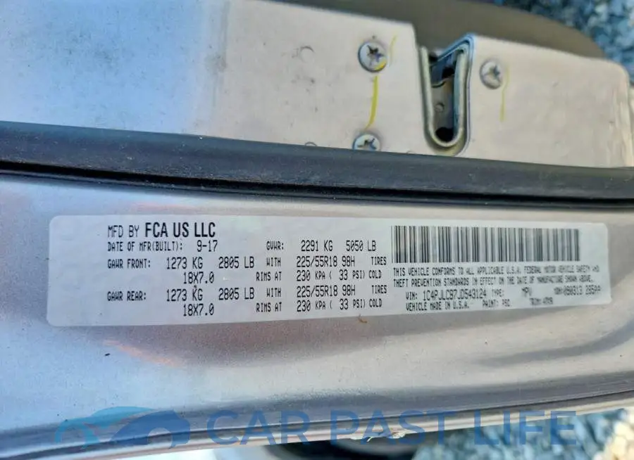 1C4PJLCB7JD543124# 13
