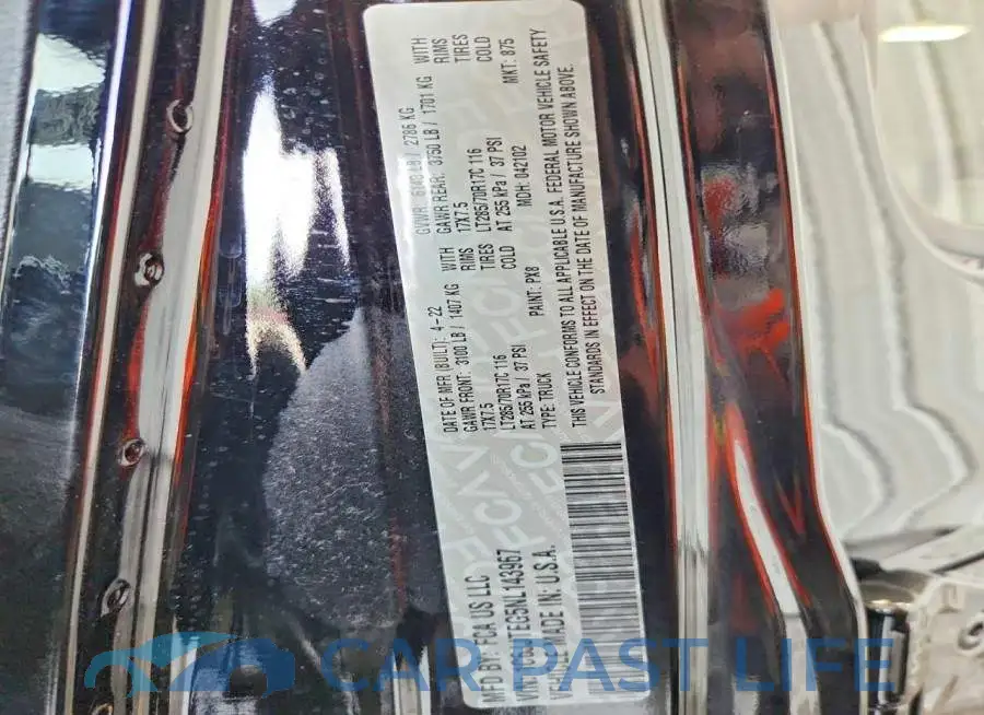 1C6JJTEG5NL143967# 12