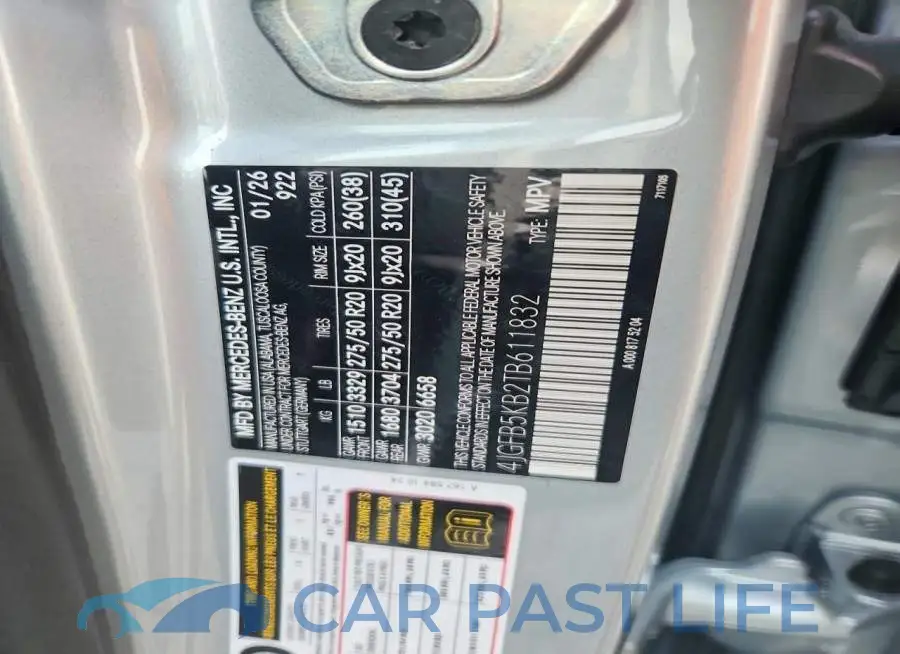 4JGFB5KB2TB611832# 14