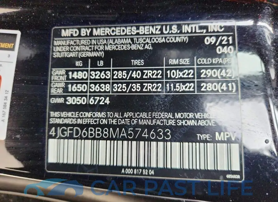 4JGFD6BB8MA574633# 13